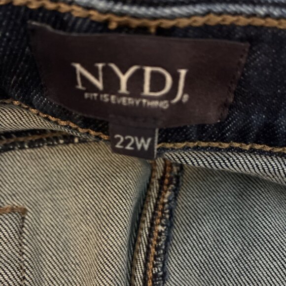 NYDJ Womens Jeans 22W Boyfriend Stretch Denim Plus Size Lift Tuck - Picture 6 of 8